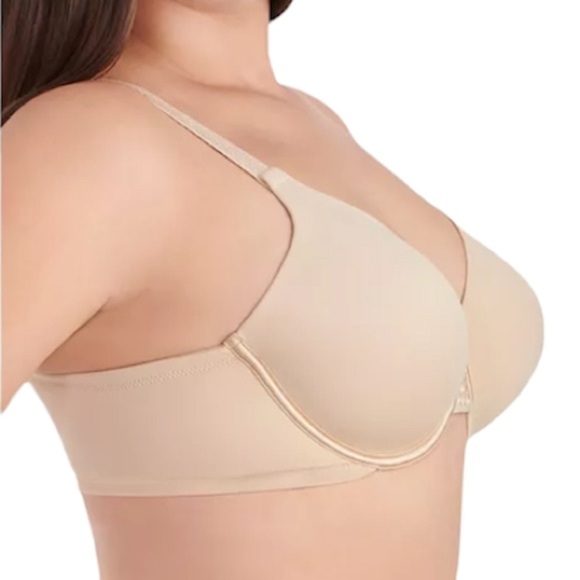 NEW Vanity Fair Beauty Back Smoothing Full-Figure Contour Bra 76380 Neutral 44D - Picture 2 of 12
